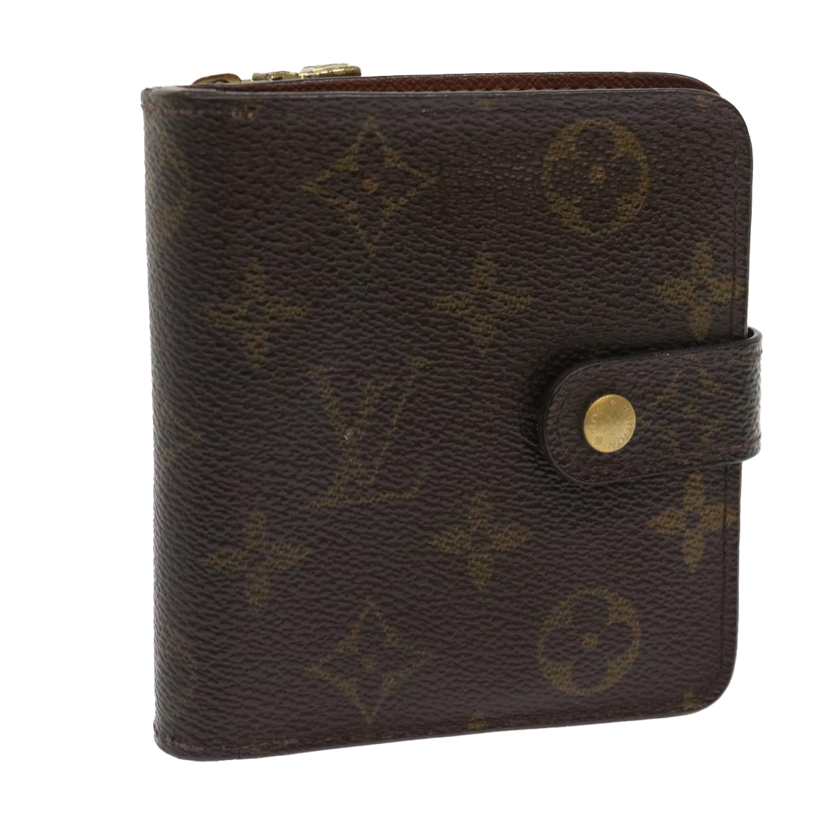 LOUIS VUITTON Monogram Compact Zip Wallet M61667 LV ep2032
