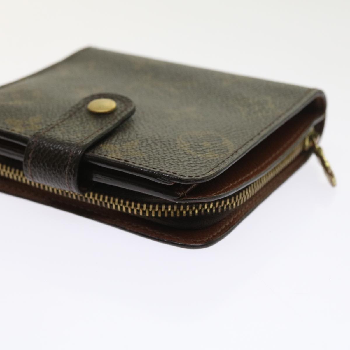LOUIS VUITTON Monogram Compact Zip Wallet M61667 LV ep2032