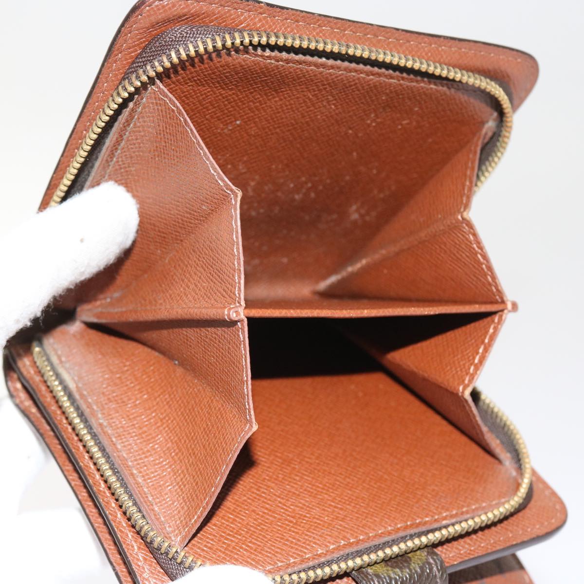 LOUIS VUITTON Monogram Compact Zip Wallet M61667 LV ep2032