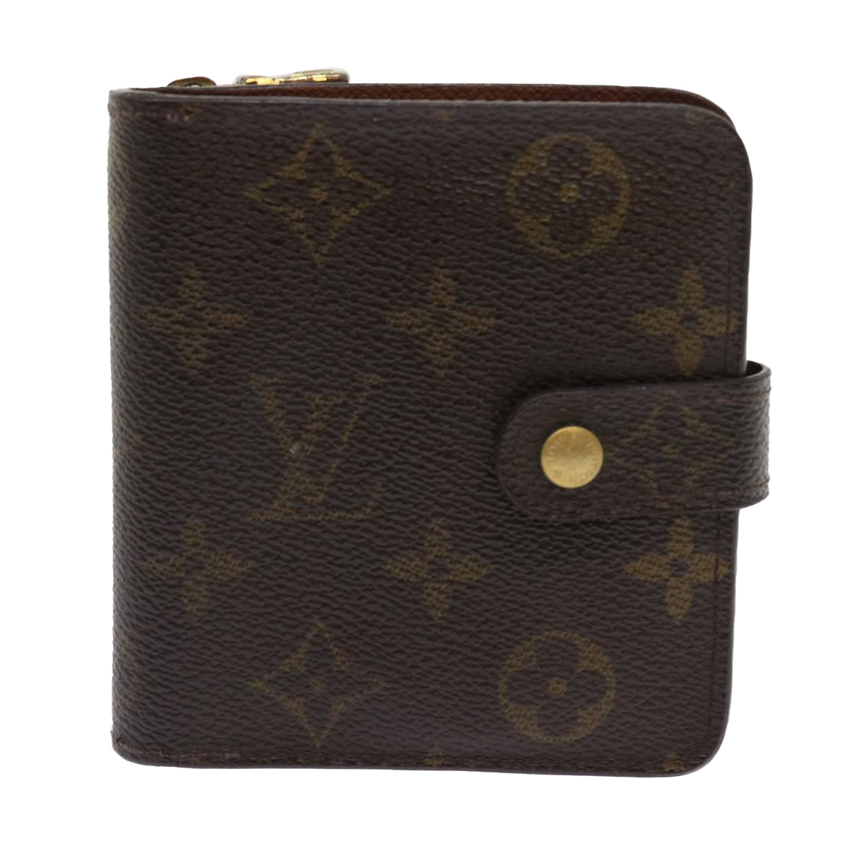 LOUIS VUITTON Monogram Compact Zip Wallet M61667 LV ep2032