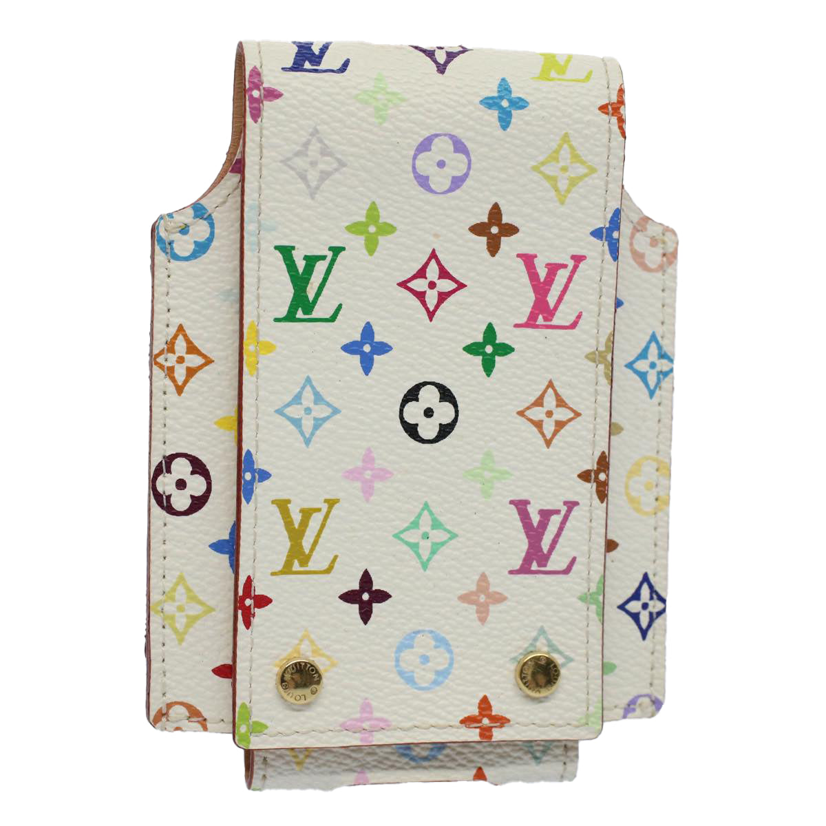 LOUIS VUITTON Monogram Multicolor iPod Nano Case White M60014 LV ep2033