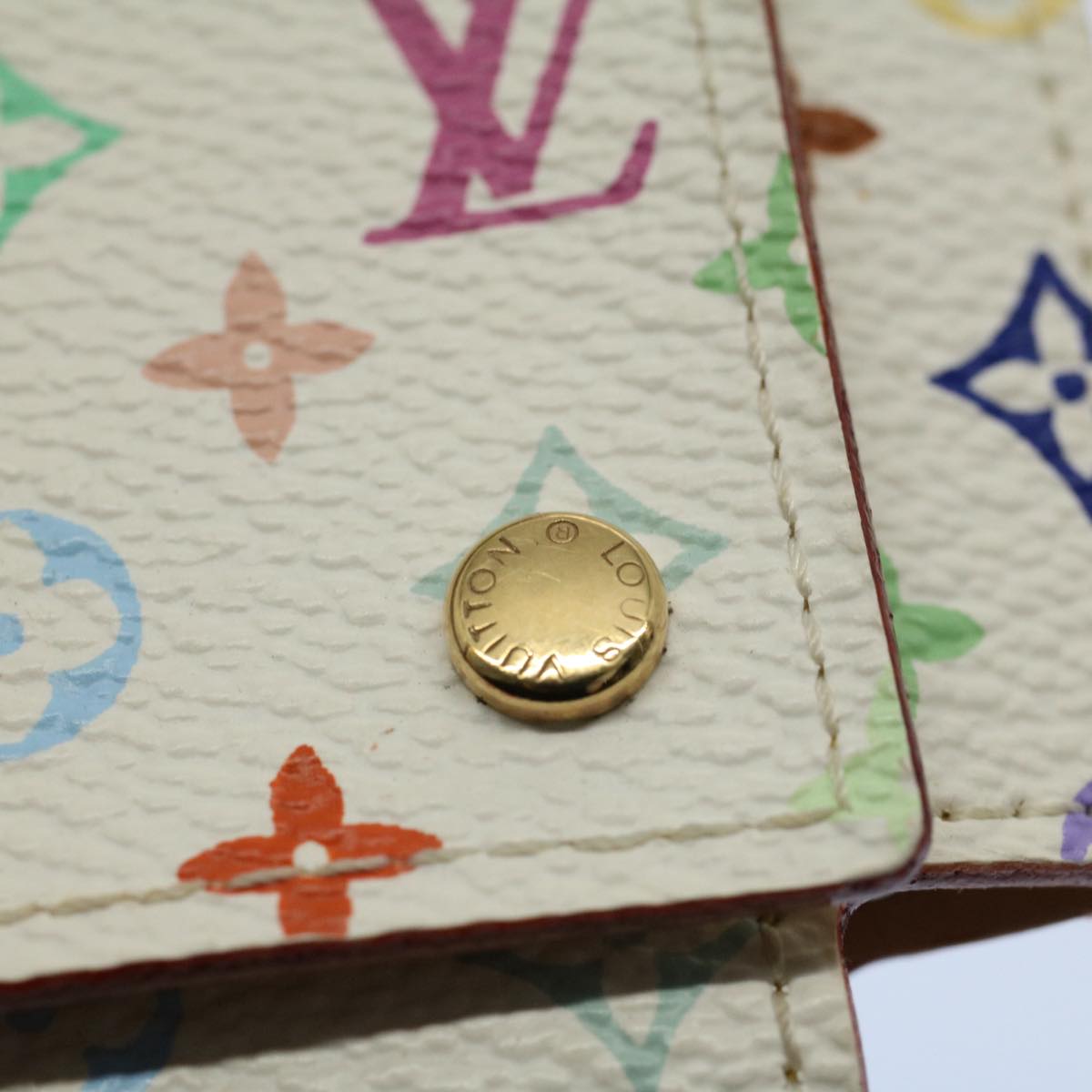 LOUIS VUITTON Monogram Multicolor iPod Nano Case White M60014 LV ep2033