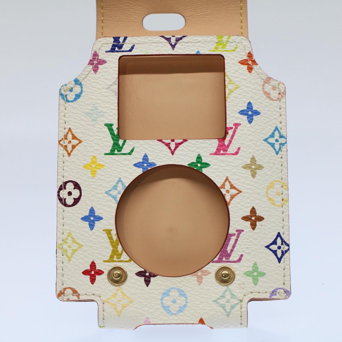 LOUIS VUITTON Monogram Multicolor iPod Nano Case White M60014 LV ep2033