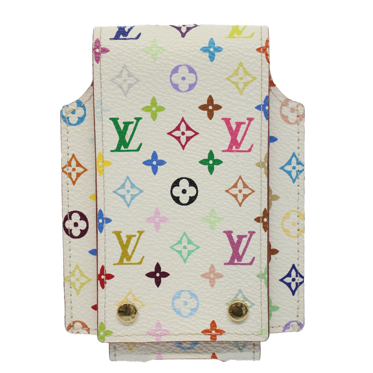 LOUIS VUITTON Monogram Multicolor iPod Nano Case White M60014 LV ep2033