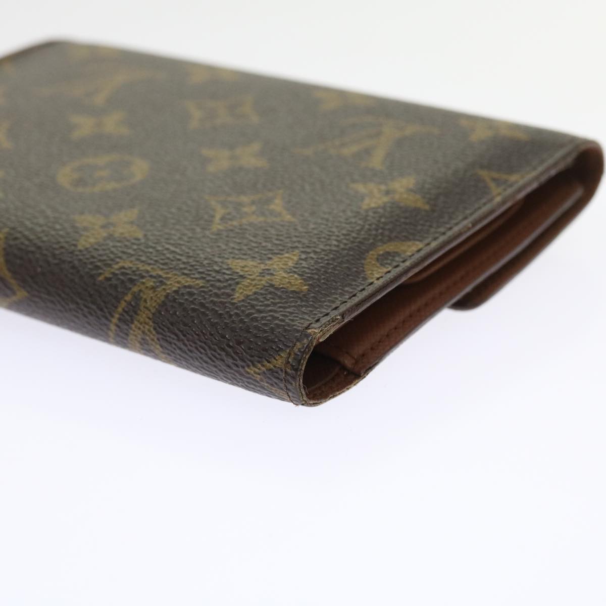 LOUIS VUITTON Monogram Porte Tresor Etui Chequier Wallet M61200 LV ep2035