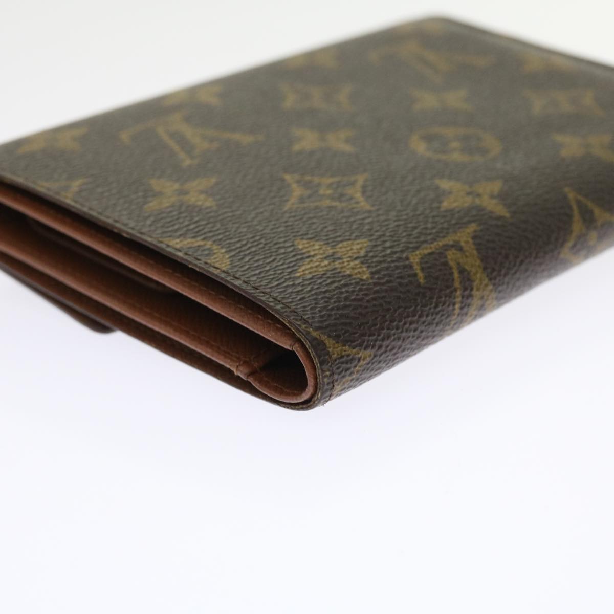 LOUIS VUITTON Monogram Porte Tresor Etui Chequier Wallet M61200 LV ep2035