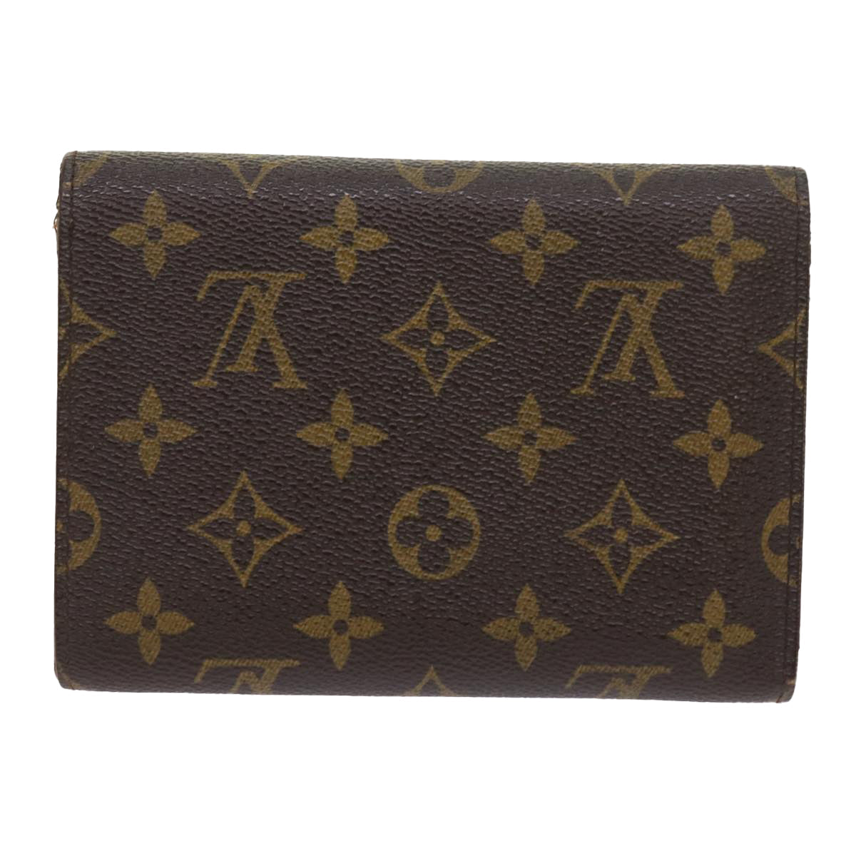LOUIS VUITTON Monogram Porte Tresor Etui Chequier Wallet M61200 LV ep2035