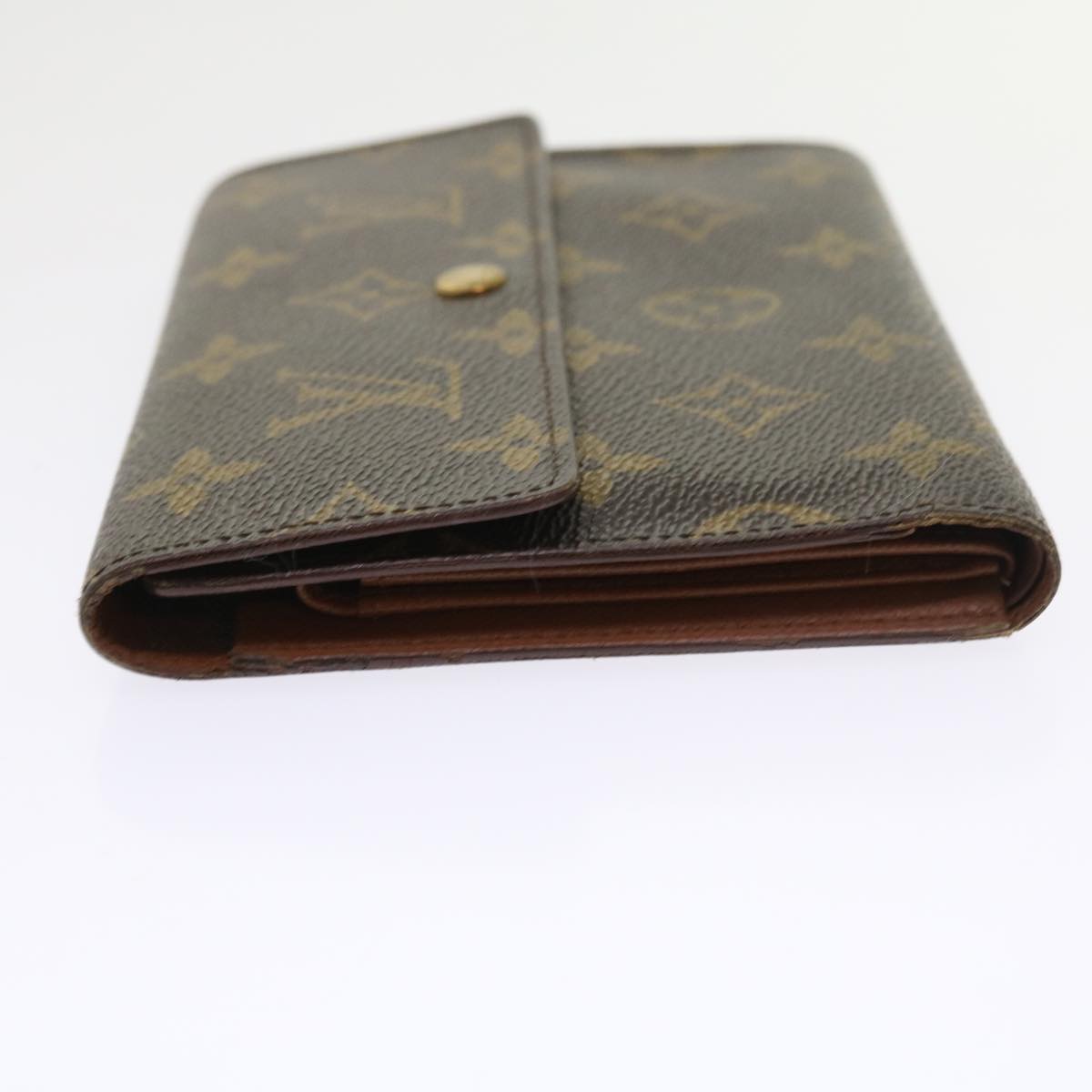 LOUIS VUITTON Monogram Porte Tresor Etui Chequier Wallet M61200 LV ep2035