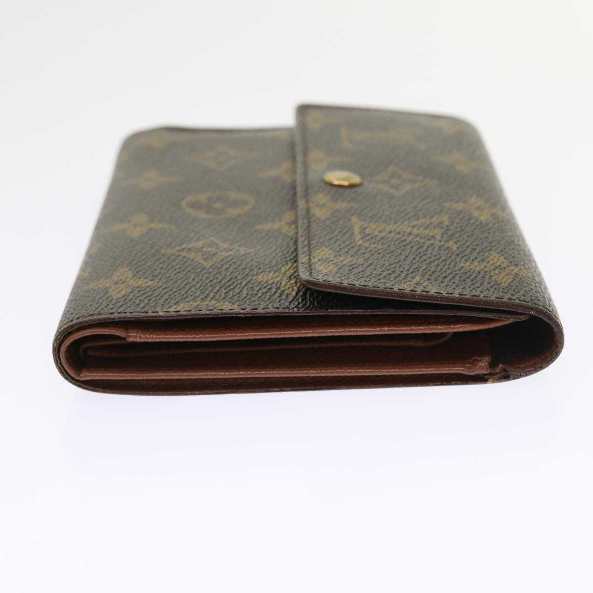 LOUIS VUITTON Monogram Porte Tresor Etui Chequier Wallet M61200 LV ep2035
