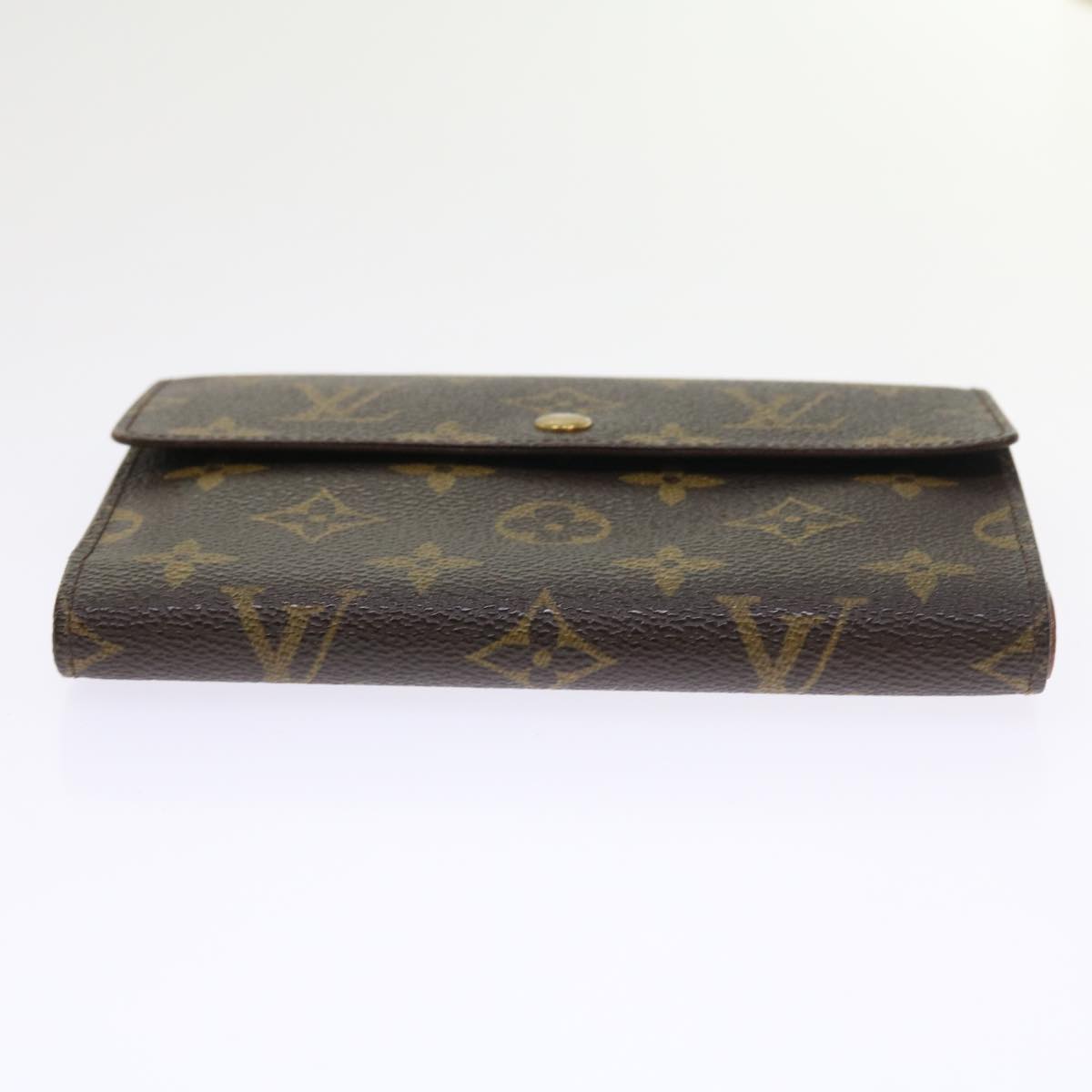 LOUIS VUITTON Monogram Porte Tresor Etui Chequier Wallet M61200 LV ep2035