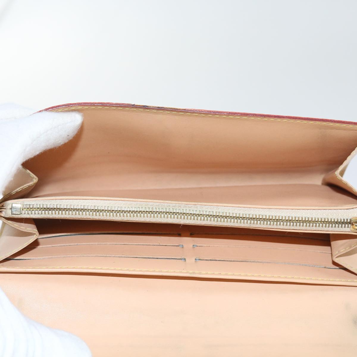 LOUIS VUITTON Multicolor Portefeuille Sarah Long Wallet White M93532 ep2036
