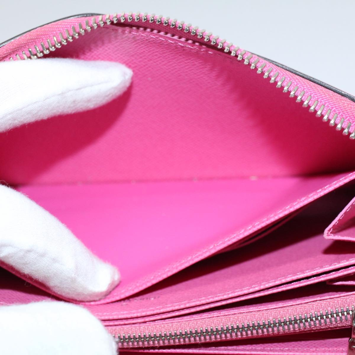 LOUIS VUITTON Epi Zippy Wallet Long Wallet Pink M69347 LV ep2038