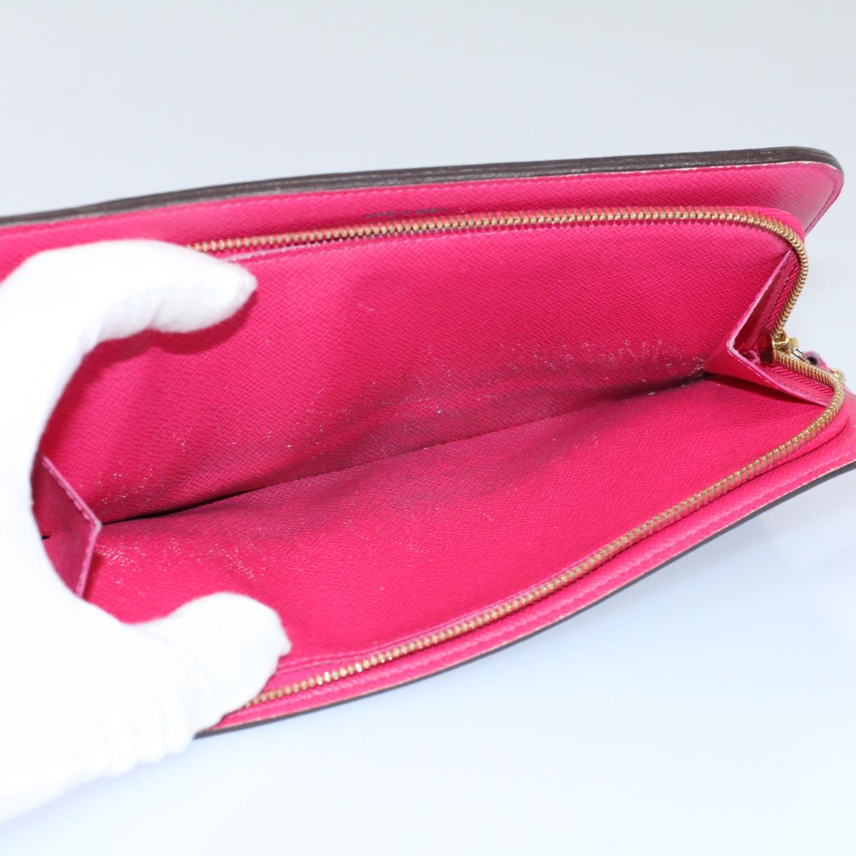 LOUIS VUITTON Monogram Portefeuille Insolite Long Wallet Pink M60249 ep2039