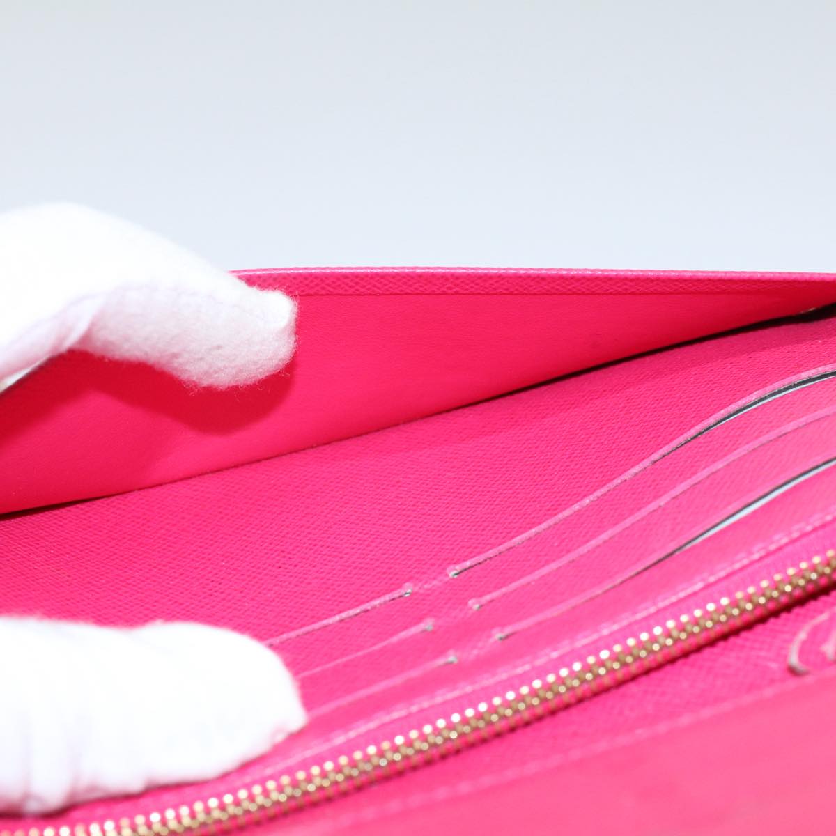 LOUIS VUITTON Monogram Portefeuille Insolite Long Wallet Pink M60249 ep2039