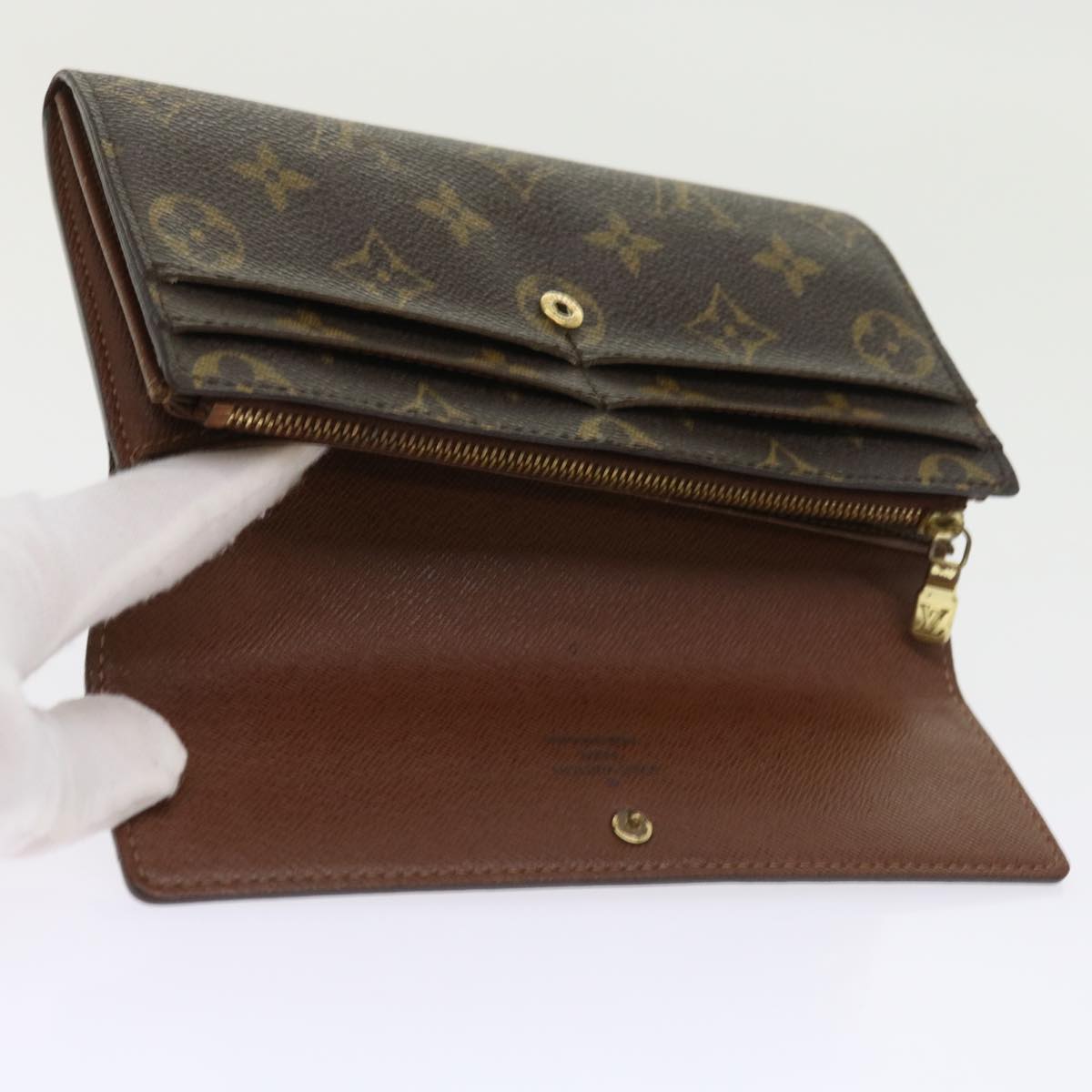 LOUIS VUITTON Monogram Portefeuille Sarah Long Wallet M60531 LV ep2044