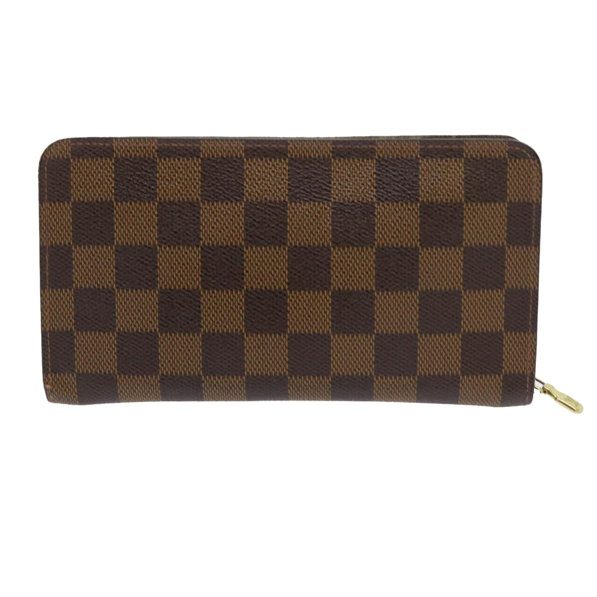 LOUIS VUITTON Damier Ebene Porte Monnaie Zip Long Wallet N61728 LV ep2045