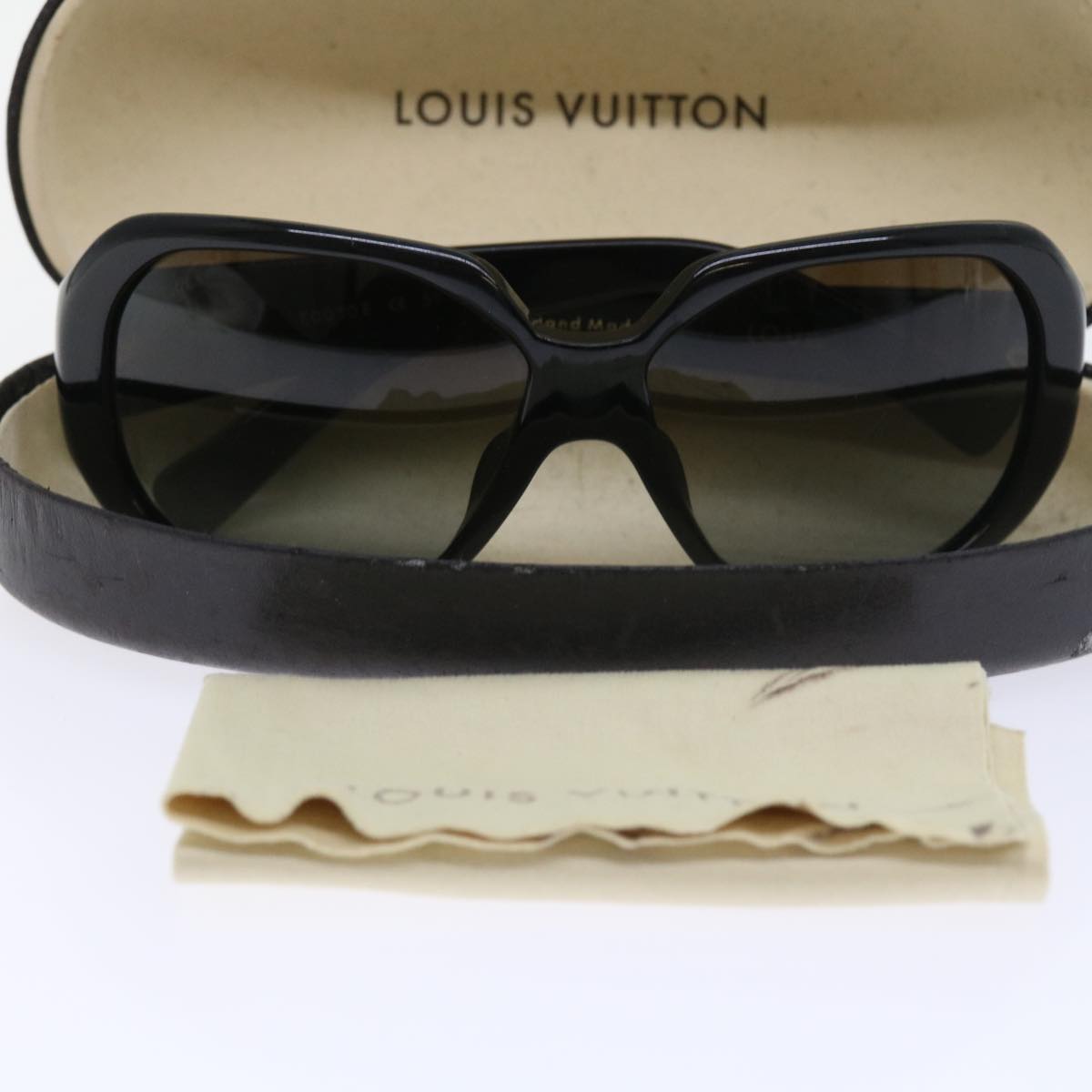 LOUIS VUITTON Monogram Empreinte Giant Sunglasses Black LV ep2048