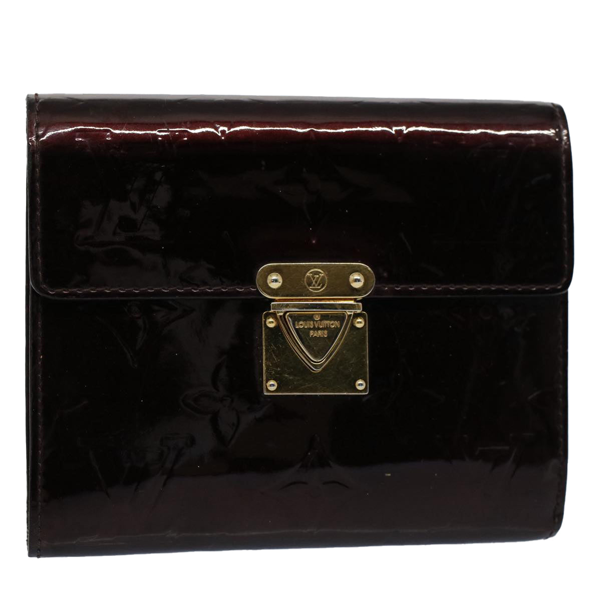 LOUIS VUITTON Monogram Vernis Portefeuille Koala Amarante M93520 LV ep2049