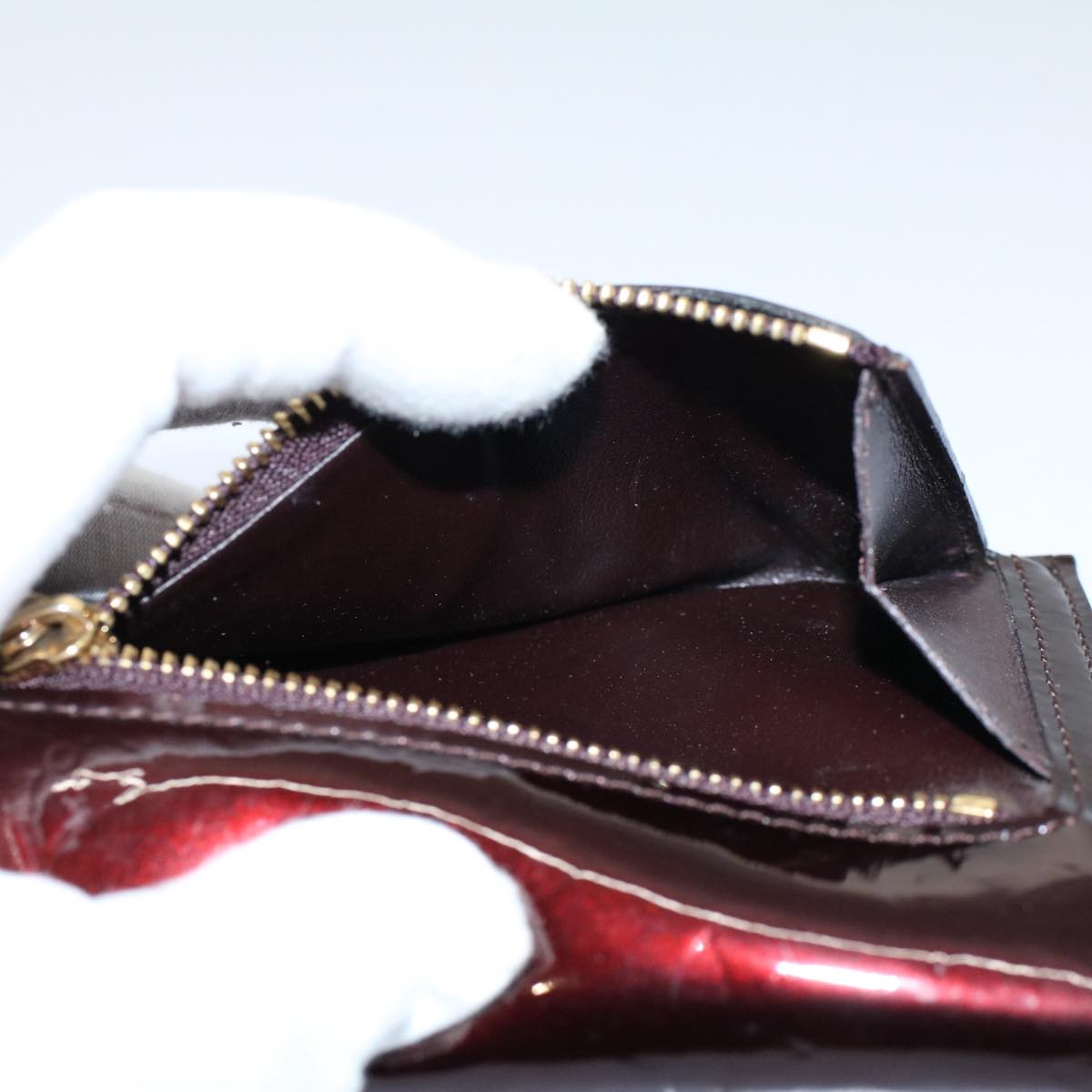 LOUIS VUITTON Monogram Vernis Portefeuille Koala Amarante M93520 LV ep2049