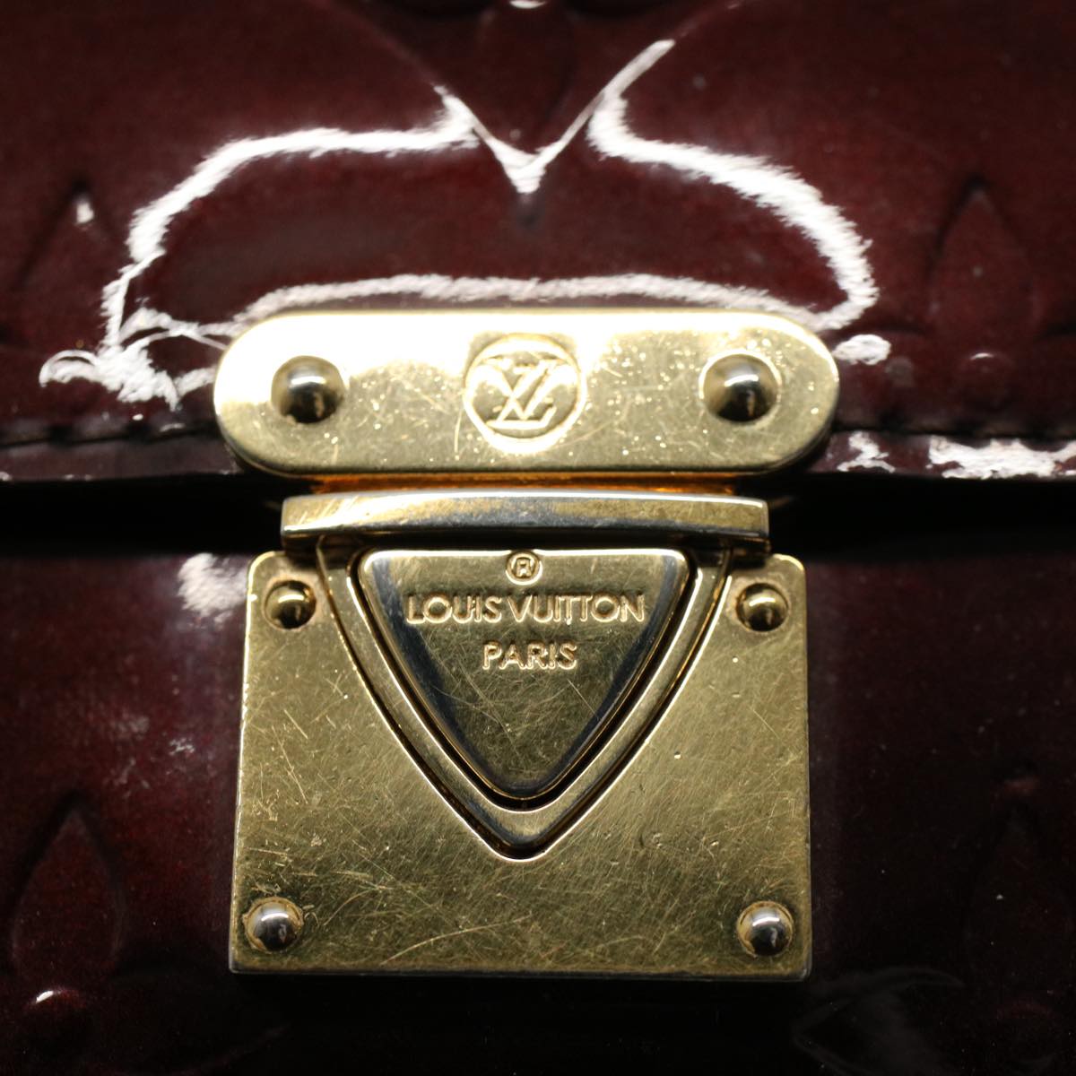 LOUIS VUITTON Monogram Vernis Portefeuille Koala Amarante M93520 LV ep2049