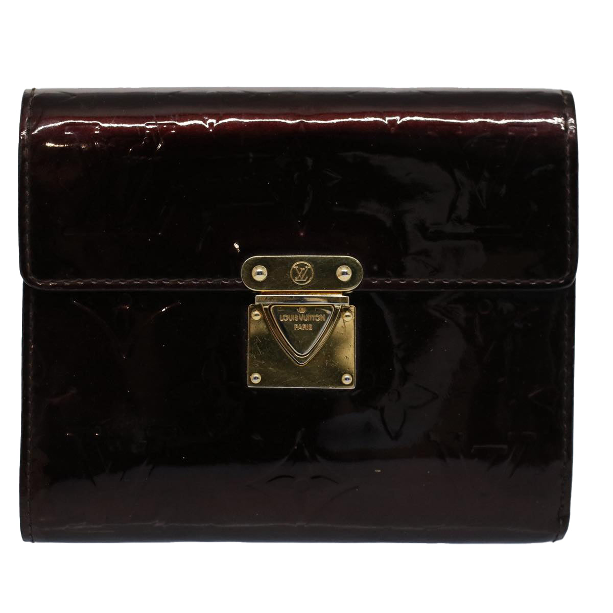 LOUIS VUITTON Monogram Vernis Portefeuille Koala Amarante M93520 LV ep2049
