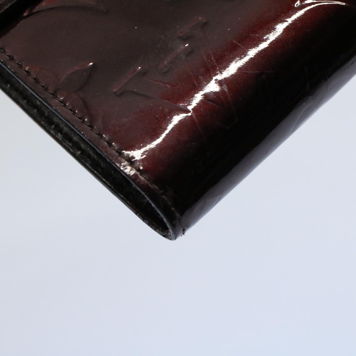 LOUIS VUITTON Monogram Vernis Portefeuille Koala Amarante M93520 LV ep2049