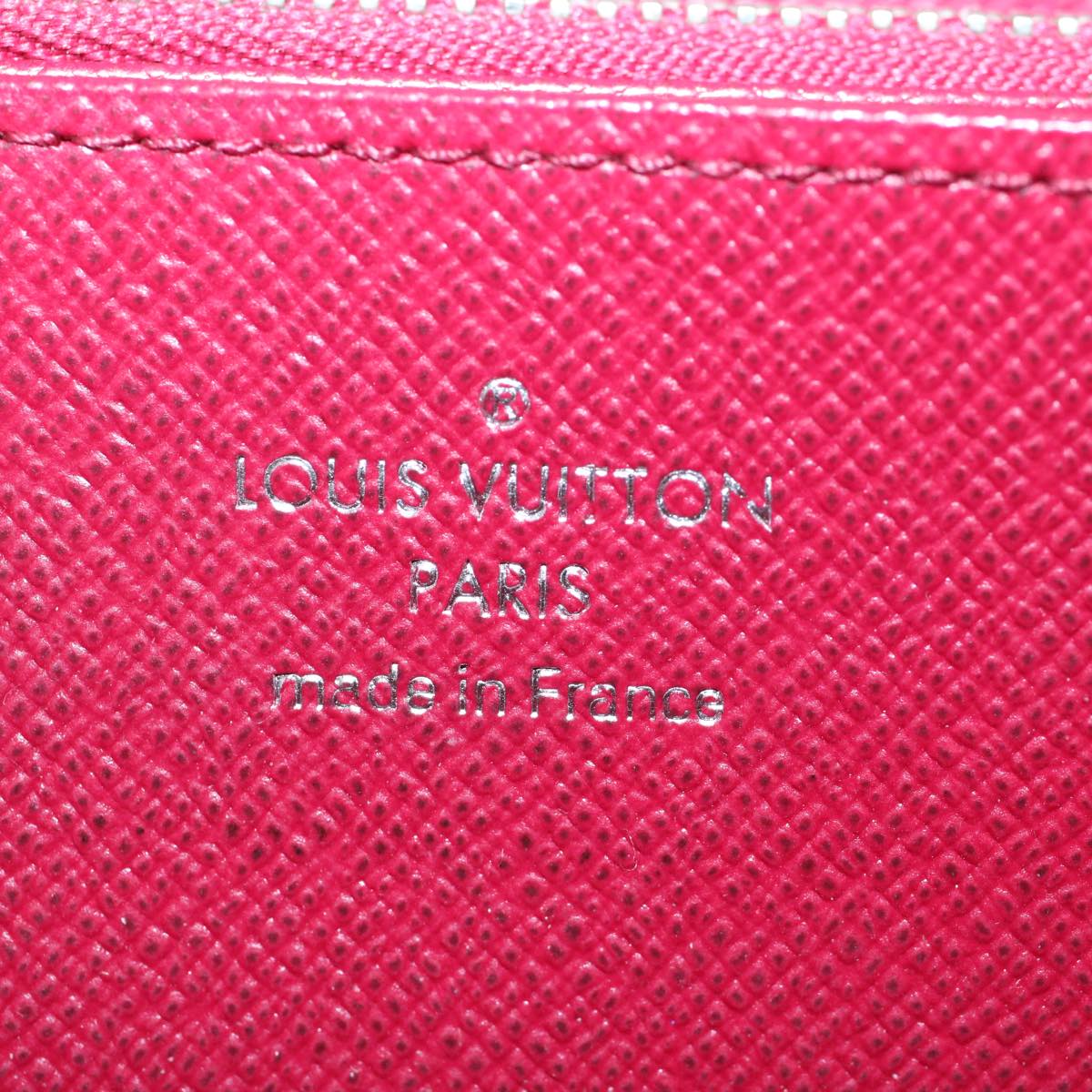 LOUIS VUITTON Epi Zippy Wallet Long Wallet Fuchsia Pink M60305 LV ep2050