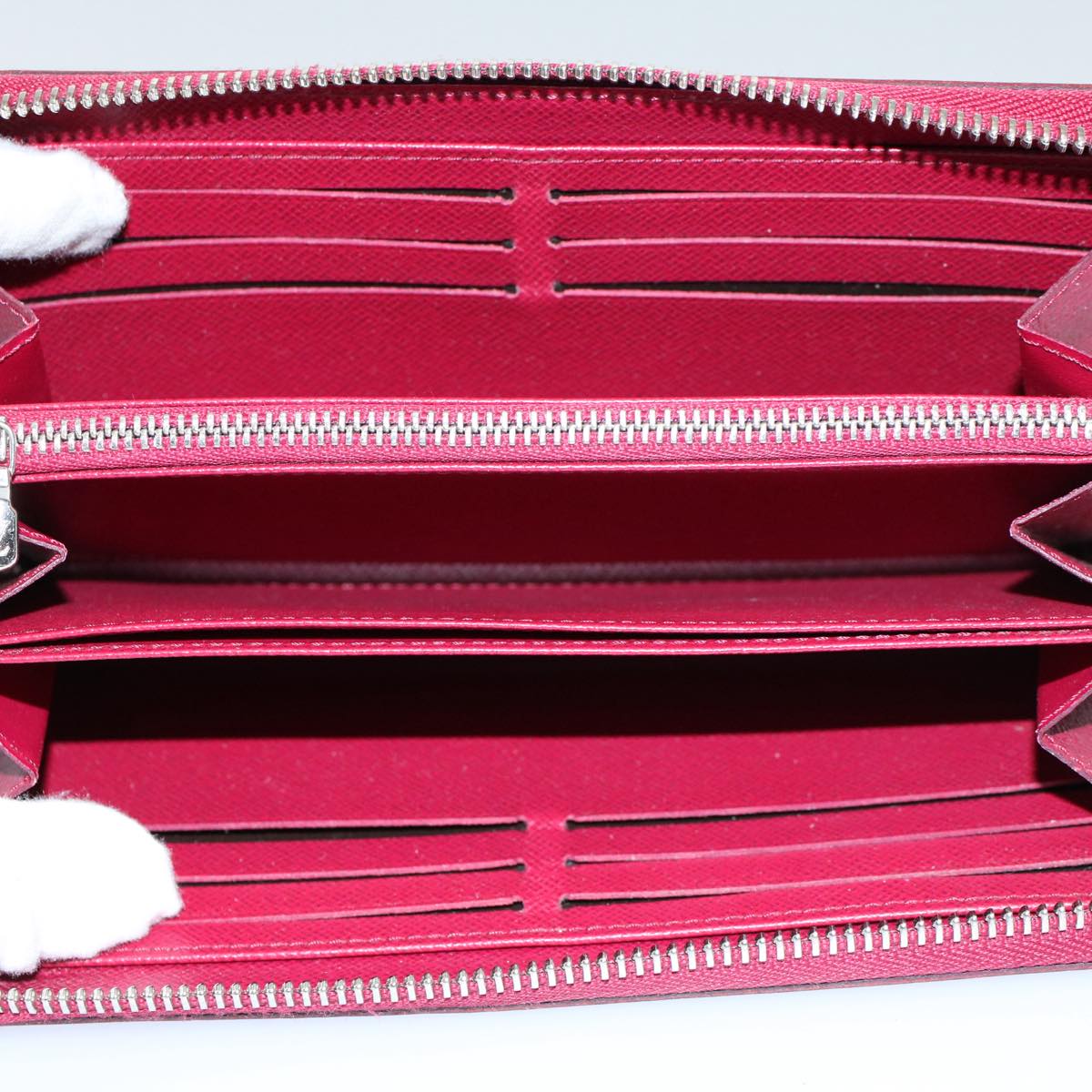 LOUIS VUITTON Epi Zippy Wallet Long Wallet Fuchsia Pink M60305 LV ep2050