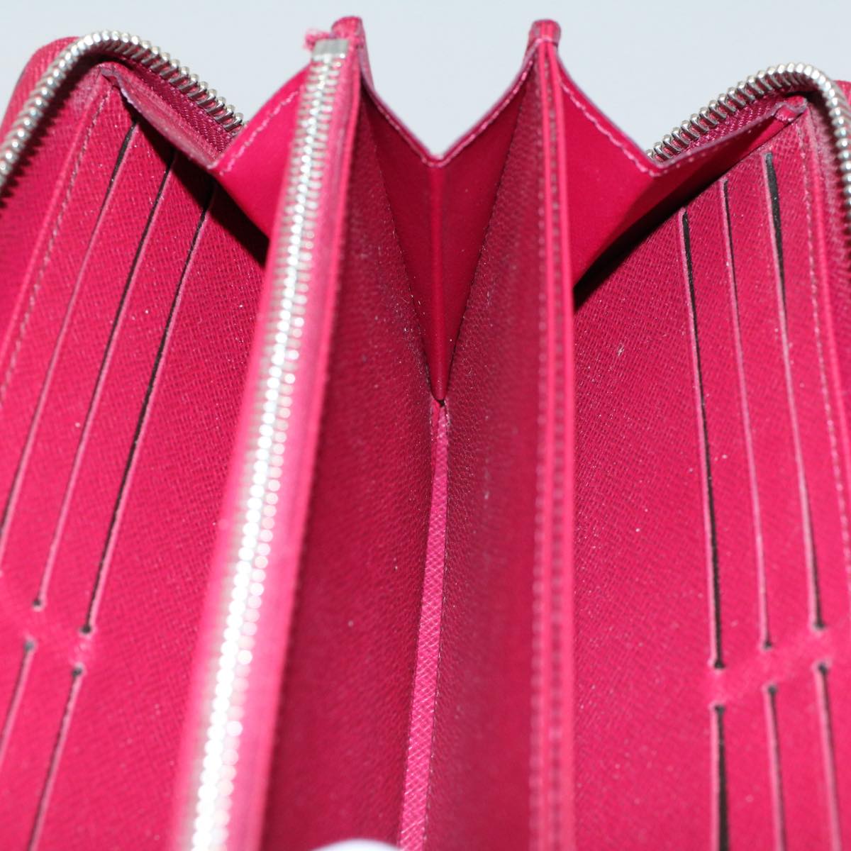 LOUIS VUITTON Epi Zippy Wallet Long Wallet Fuchsia Pink M60305 LV ep2050