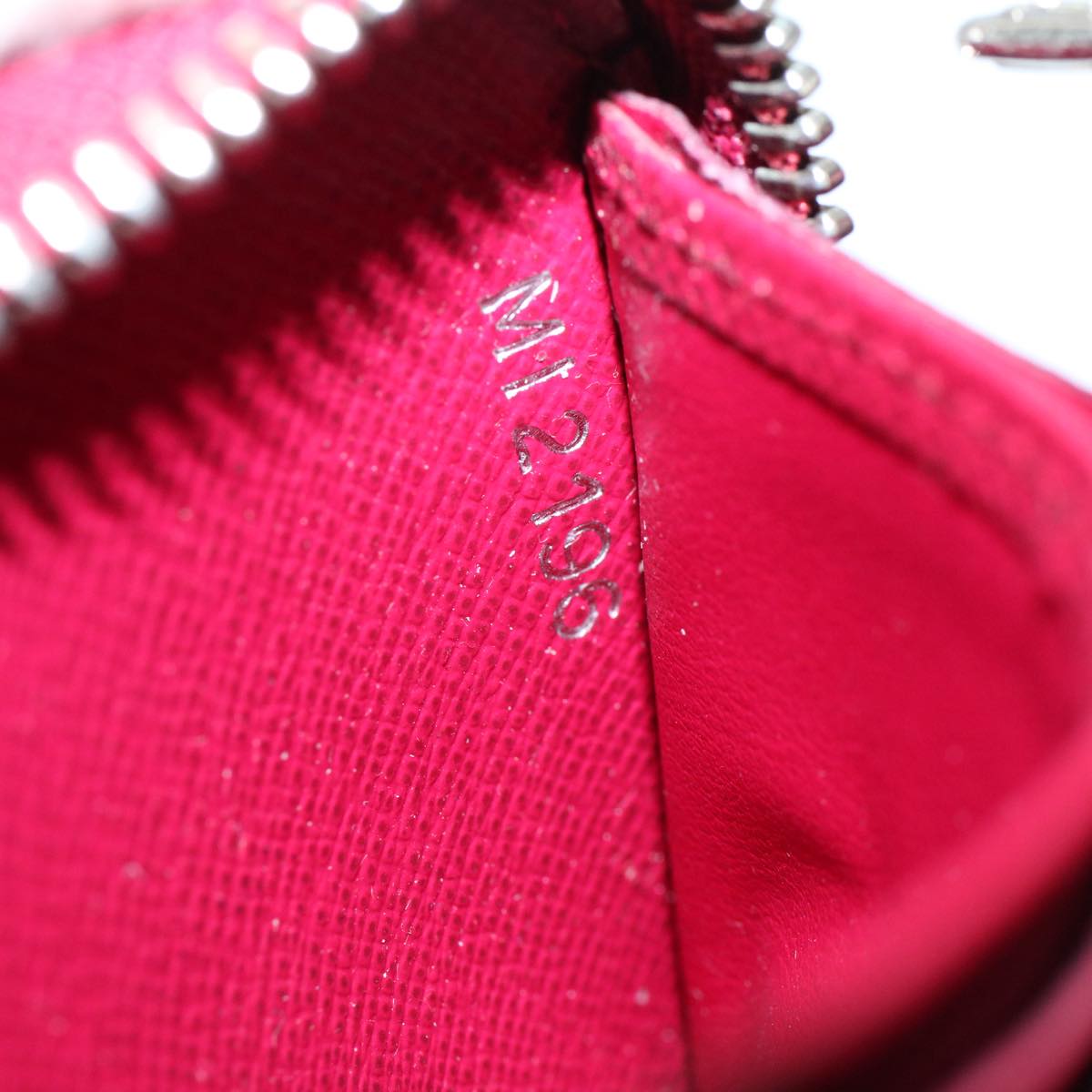 LOUIS VUITTON Epi Zippy Wallet Long Wallet Fuchsia Pink M60305 LV ep2050