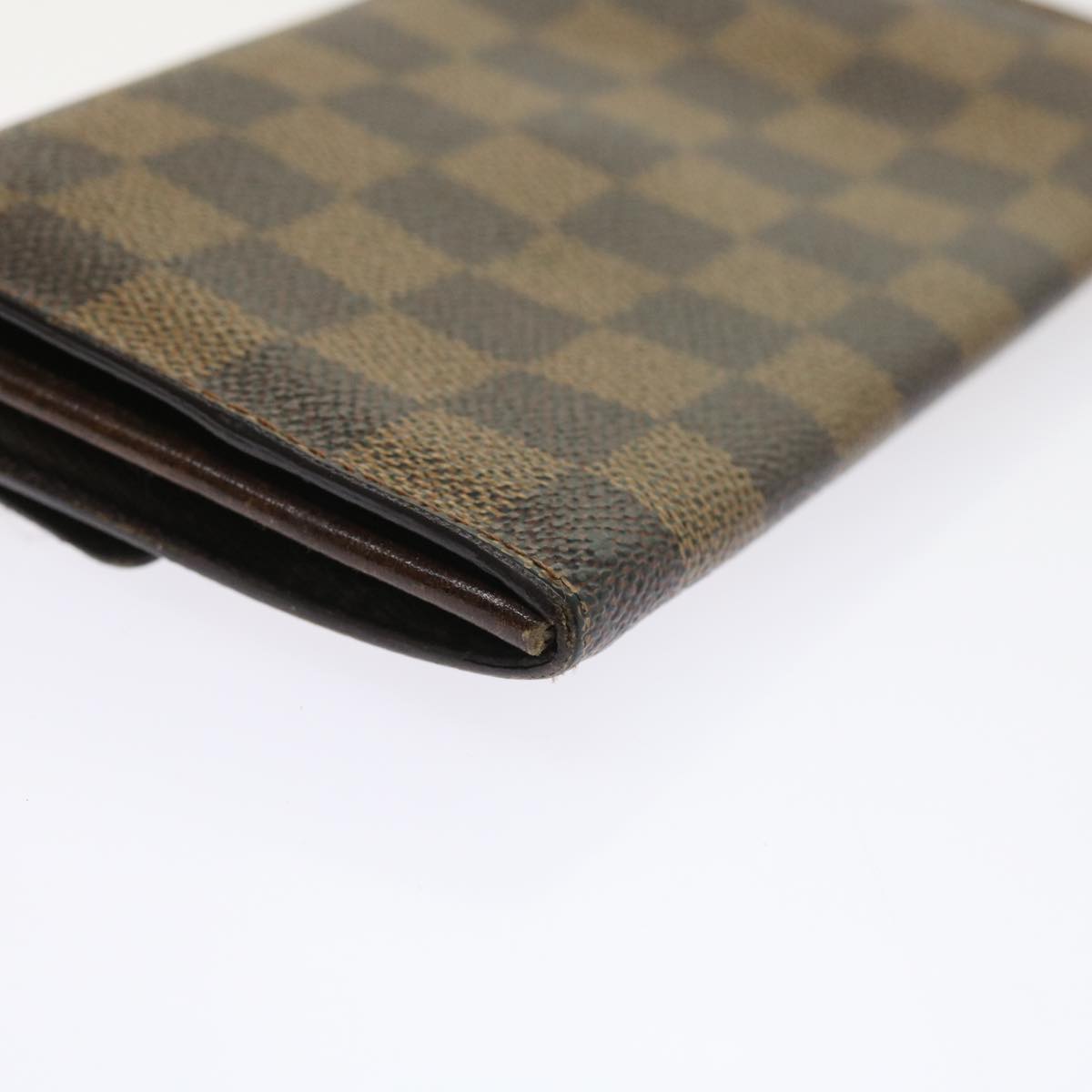 LOUIS VUITTON Damier Ebene Portefeuille Sarah Long Wallet N61734 LV ep2051