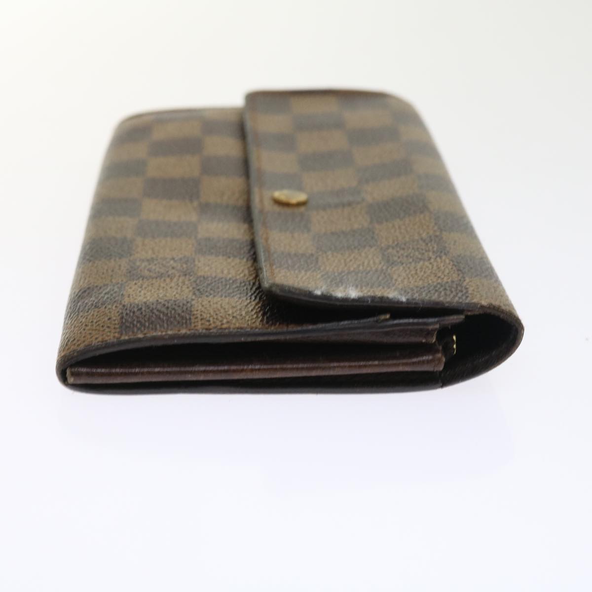 LOUIS VUITTON Damier Ebene Portefeuille Sarah Long Wallet N61734 LV ep2051