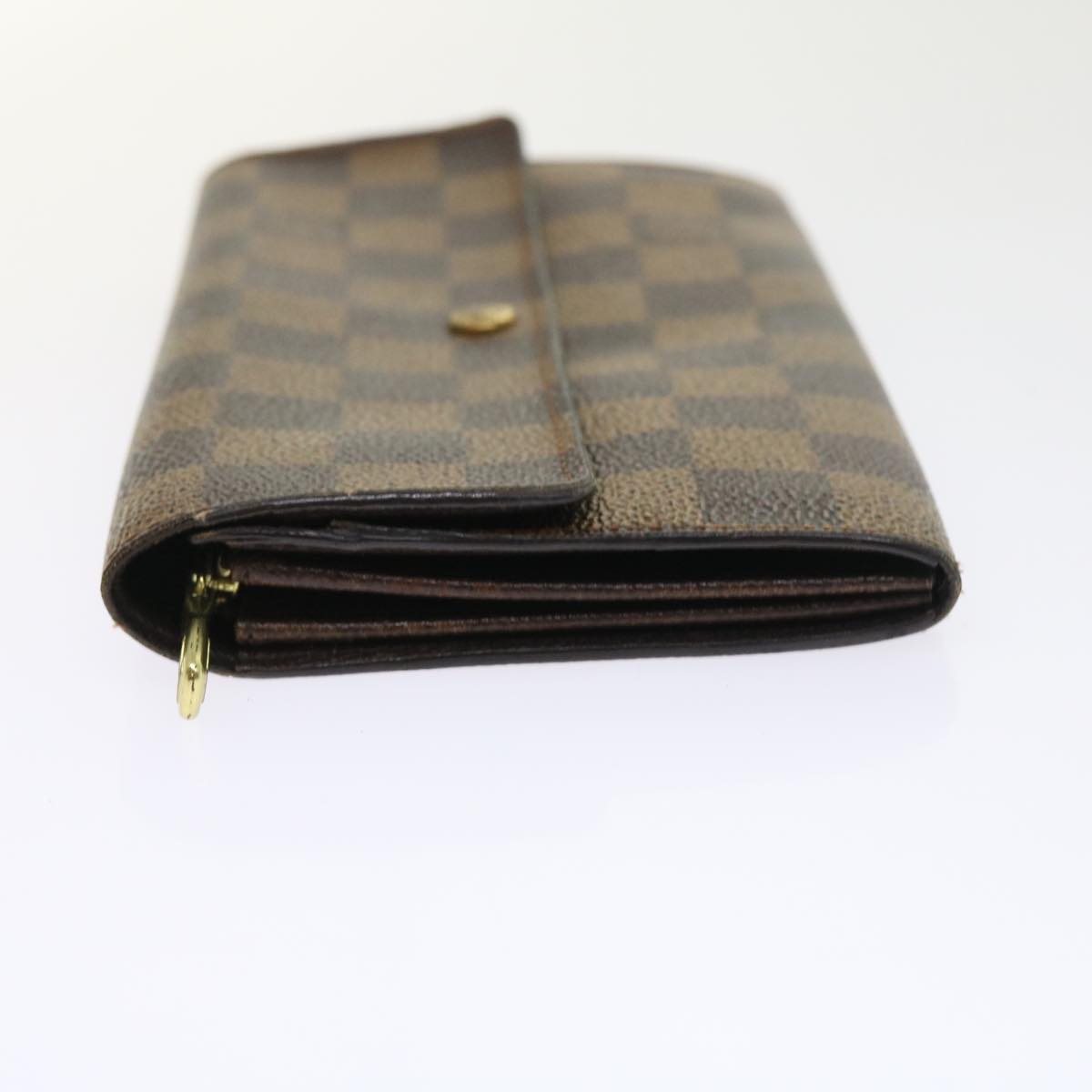 LOUIS VUITTON Damier Ebene Portefeuille Sarah Long Wallet N61734 LV ep2051