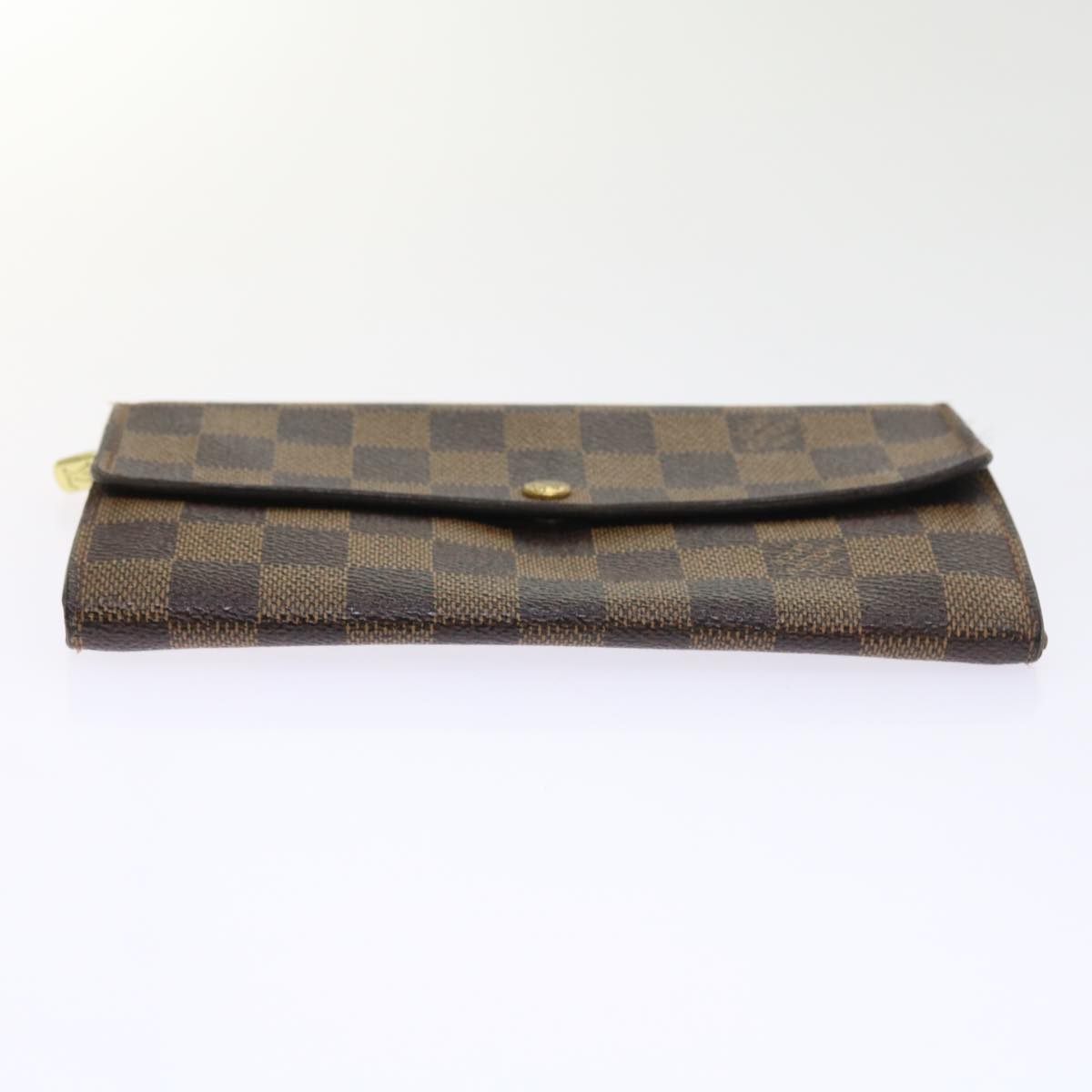 LOUIS VUITTON Damier Ebene Portefeuille Sarah Long Wallet N61734 LV ep2051