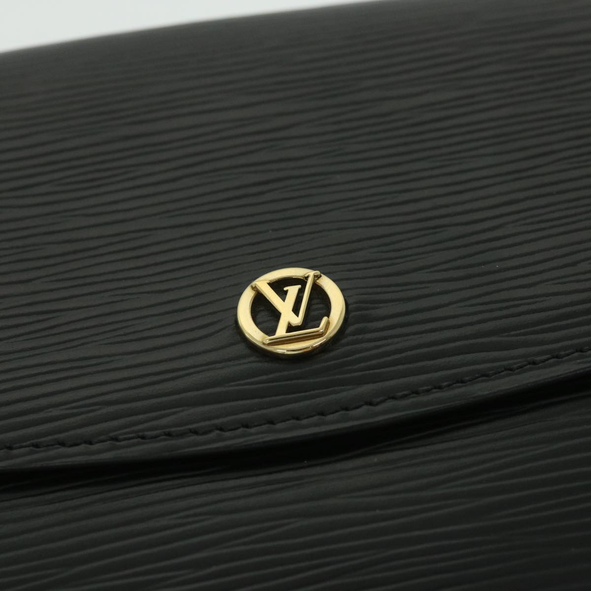 LOUIS VUITTON Epi Montaigne 27 Clutch Bag Black M52652 LV ep2068
