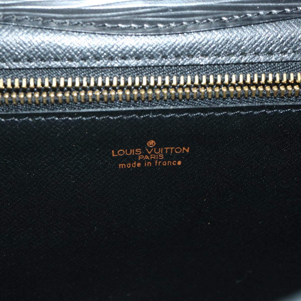 LOUIS VUITTON Epi Montaigne 27 Clutch Bag Black M52652 LV ep2068