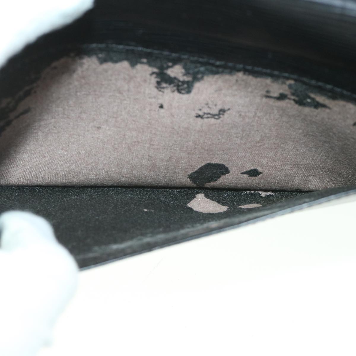 LOUIS VUITTON Epi Montaigne 27 Clutch Bag Black M52652 LV ep2068