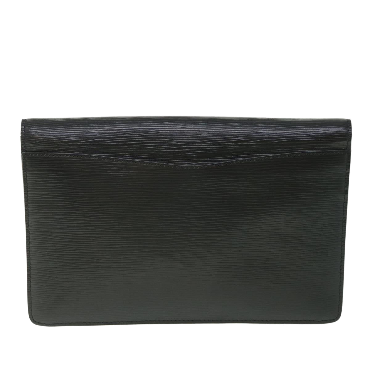 LOUIS VUITTON Epi Montaigne 27 Clutch Bag Black M52652 LV ep2068