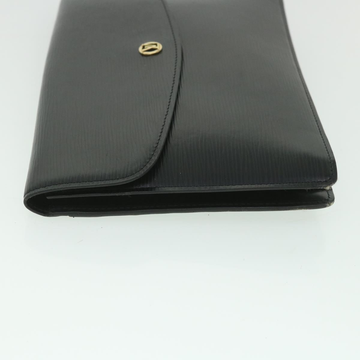 LOUIS VUITTON Epi Montaigne 27 Clutch Bag Black M52652 LV ep2068