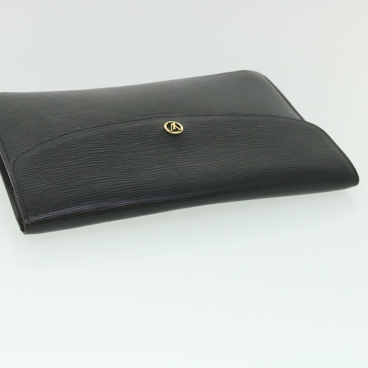 LOUIS VUITTON Epi Montaigne 27 Clutch Bag Black M52652 LV ep2068