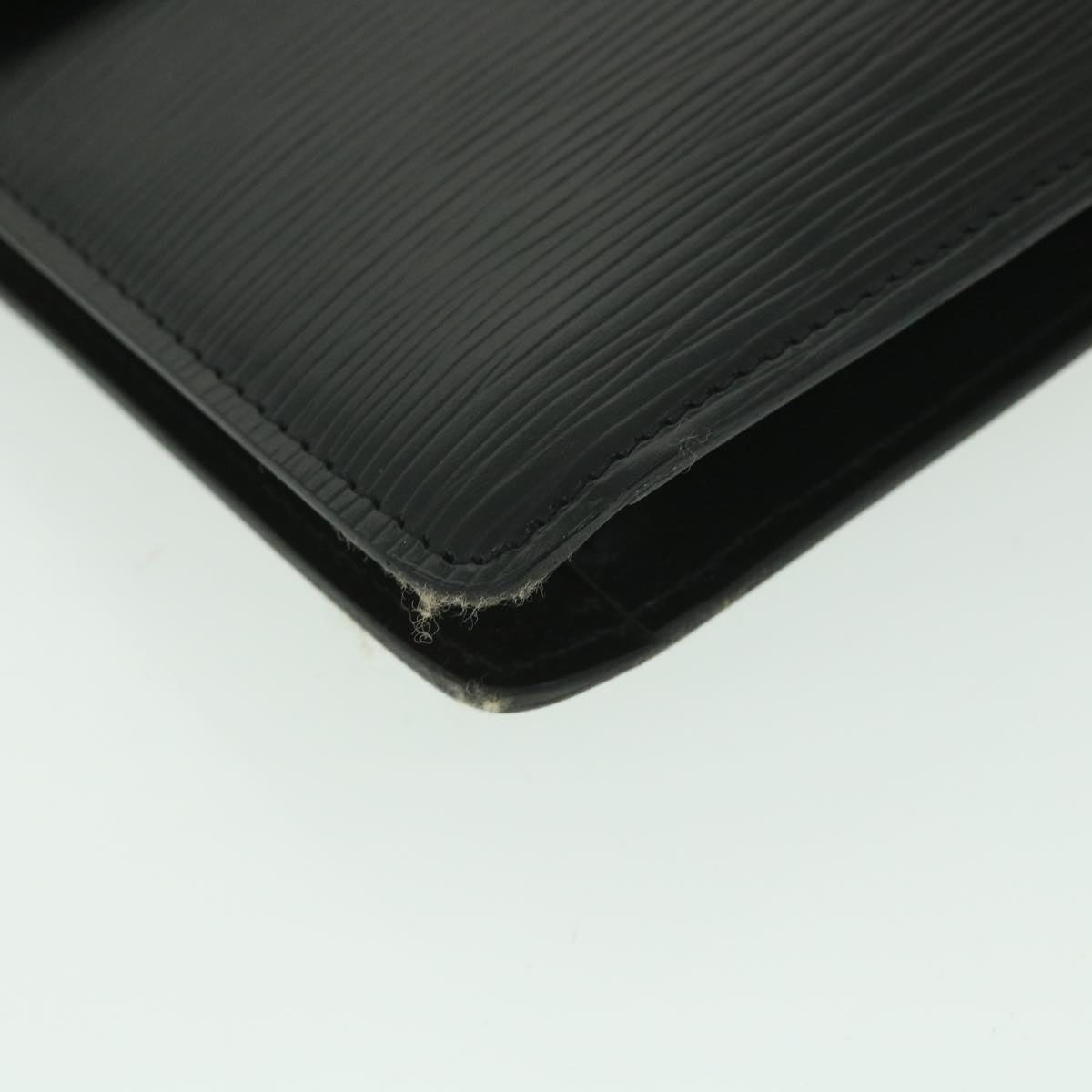 LOUIS VUITTON Epi Montaigne 27 Clutch Bag Black M52652 LV ep2068