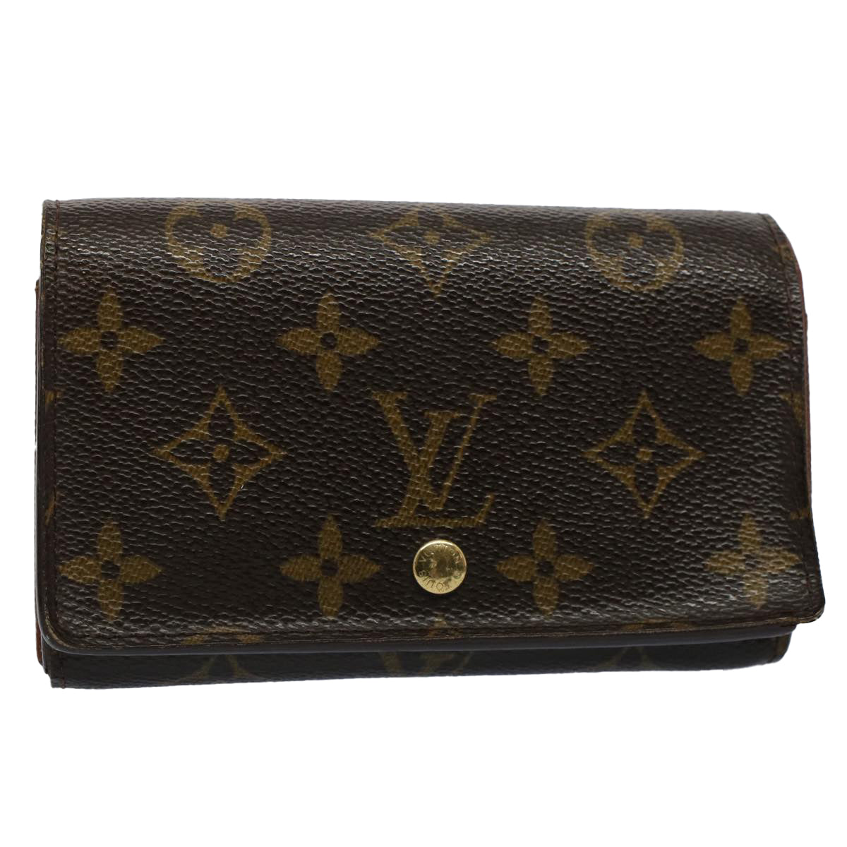 LOUIS VUITTON Monogram Porte Monnaie Zip Long Wallet M61727 LV ep2076