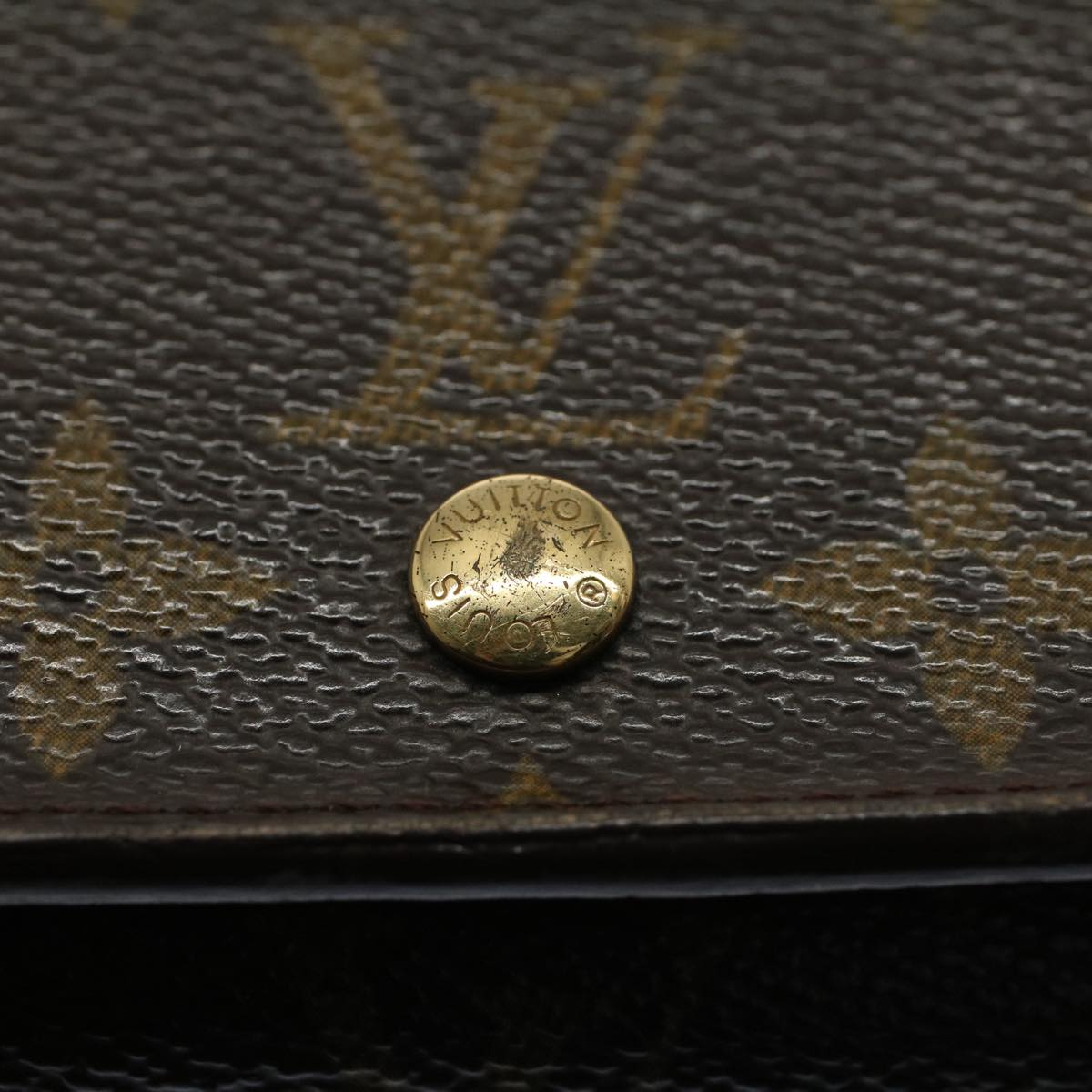 LOUIS VUITTON Monogram Porte Monnaie Zip Long Wallet M61727 LV ep2076