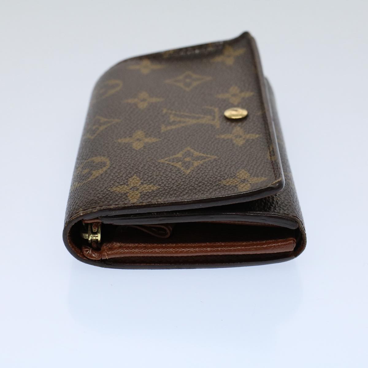 LOUIS VUITTON Monogram Porte Monnaie Zip Long Wallet M61727 LV ep2076