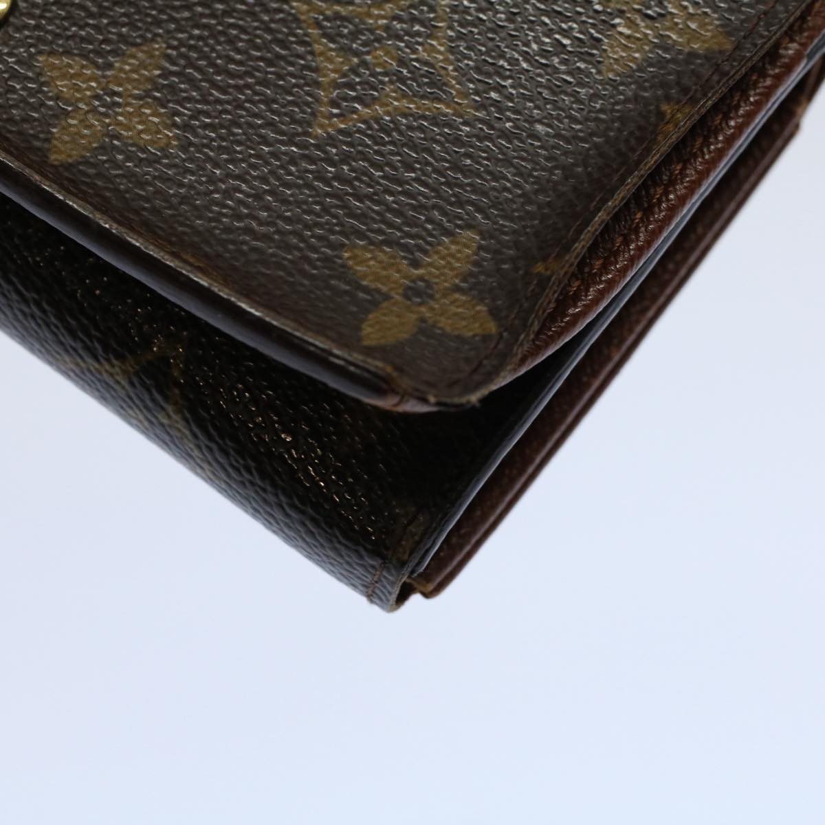 LOUIS VUITTON Monogram Porte Monnaie Zip Long Wallet M61727 LV ep2076