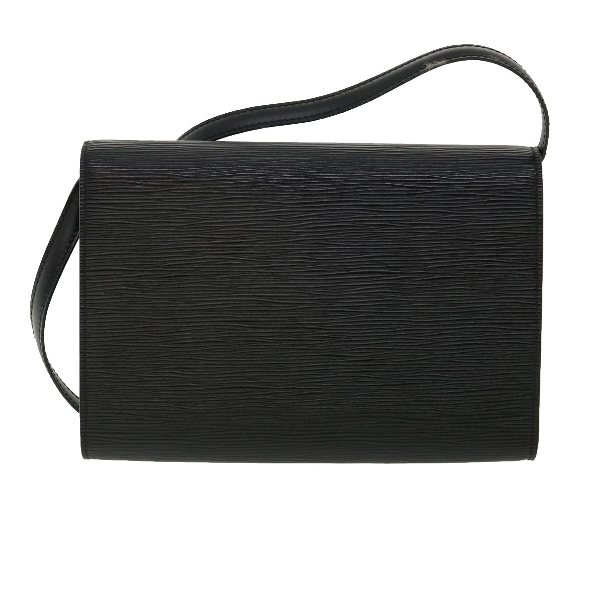 LOUIS VUITTON Epi Pochette Arche Shoulder Bag Black Noir M52572 LV ep225