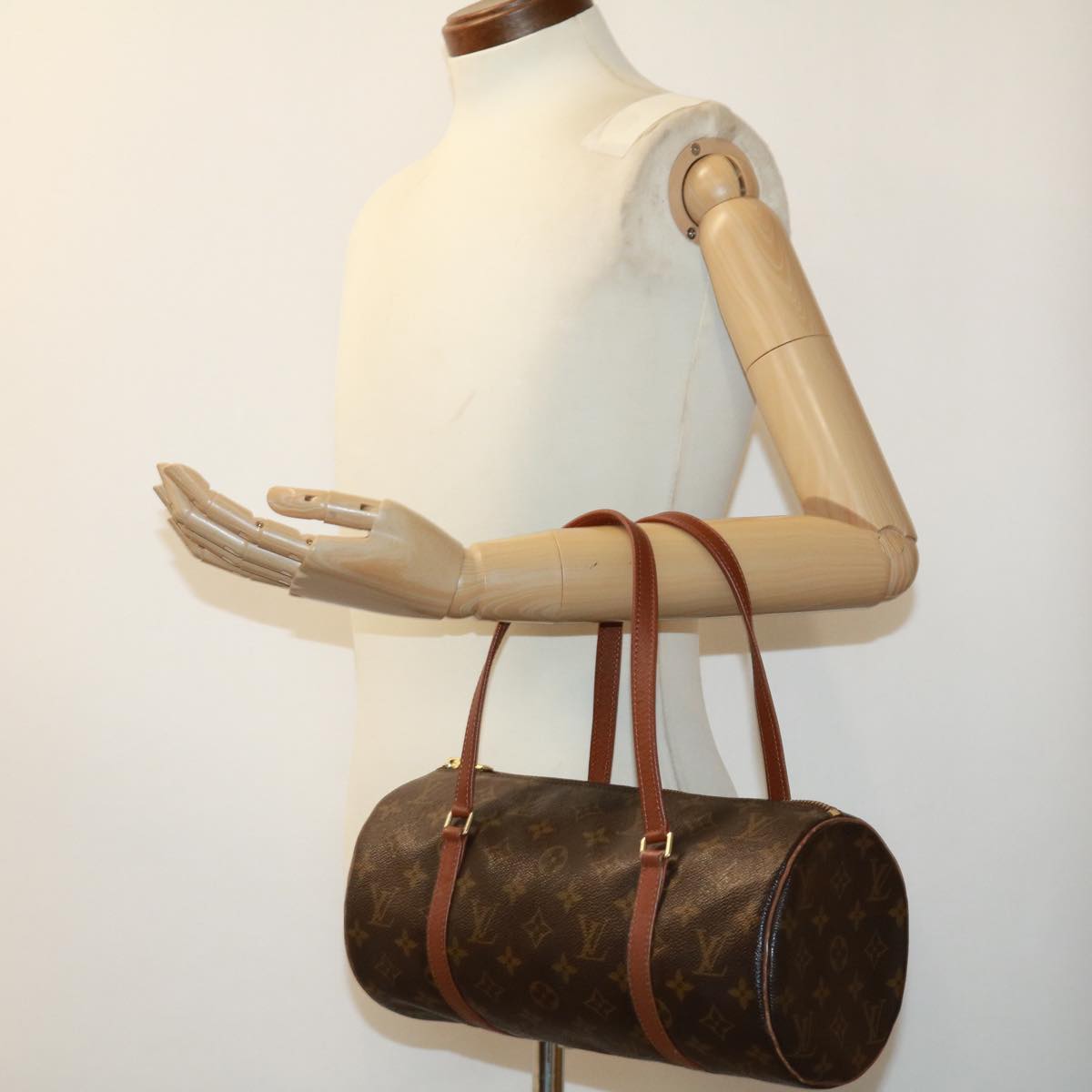 LOUIS VUITTON Monogram Papillon 30 Hand Bag M51385 LV ep228