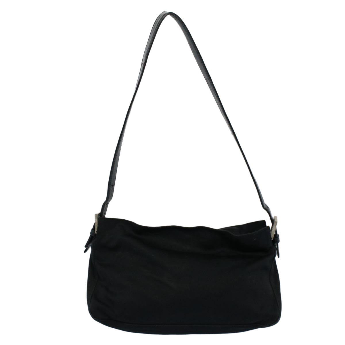 Luxury FendiMamma Baguette Shoulder Bag Nylon Black 2321 26566 099ep2388