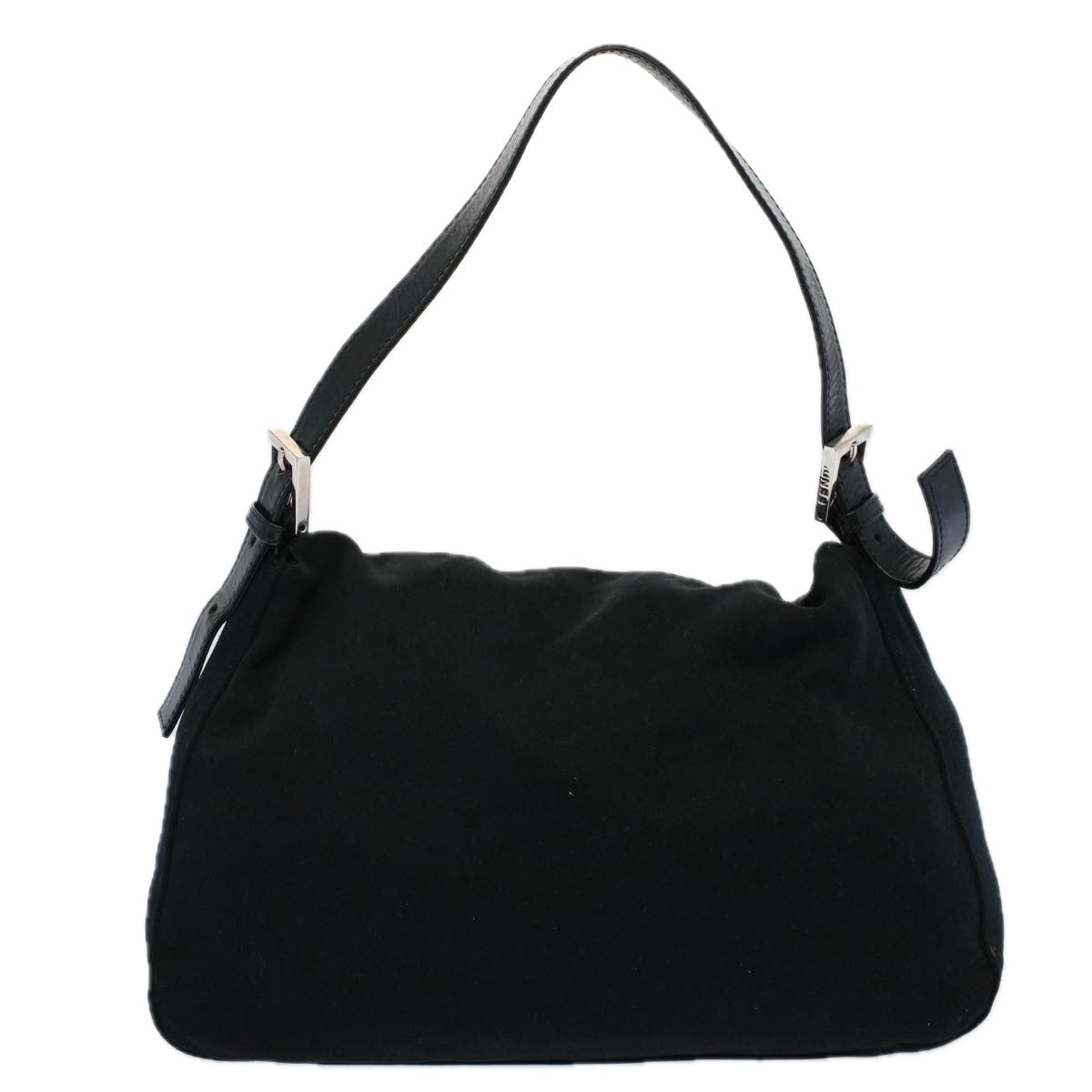 Luxury FendiMamma Baguette Shoulder Bag Nylon Black 2308 26325 008ep2426