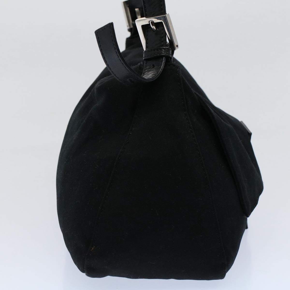 Luxury FendiMamma Baguette Shoulder Bag Nylon Black 2308 26325 008ep2426
